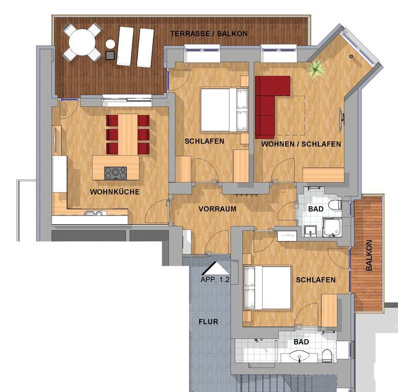 Appartements Schwaighofer Kössen Camera foto